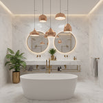 Suspension rose doré - Vignette | Suspensionsparis