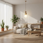 Suspension boule blanc - Vignette | Suspensionsparis