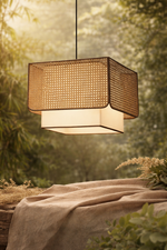 Suspension en rotin - Vignette | Suspensionsparis