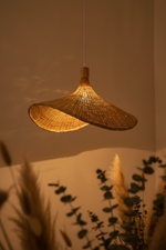 Suspension paille tressée - Vignette | Suspensionsparis