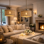 Suspension rotin - Vignette | Suspensionsparis