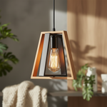 Suspension bois foncé - Vignette | Suspensionsparis