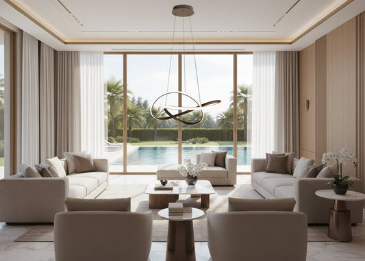 Luminaire suspension pour salon