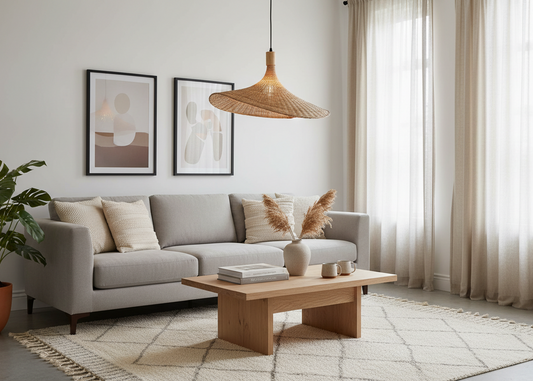 Paille tressé salon