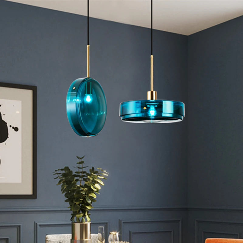 Suspension bleu