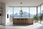 Suspension bois foncé - Vignette | Suspensionsparis