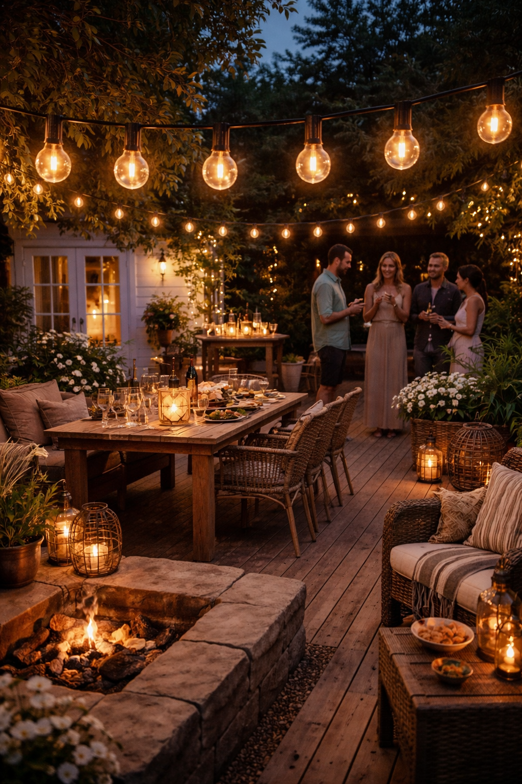 Suspension jardin