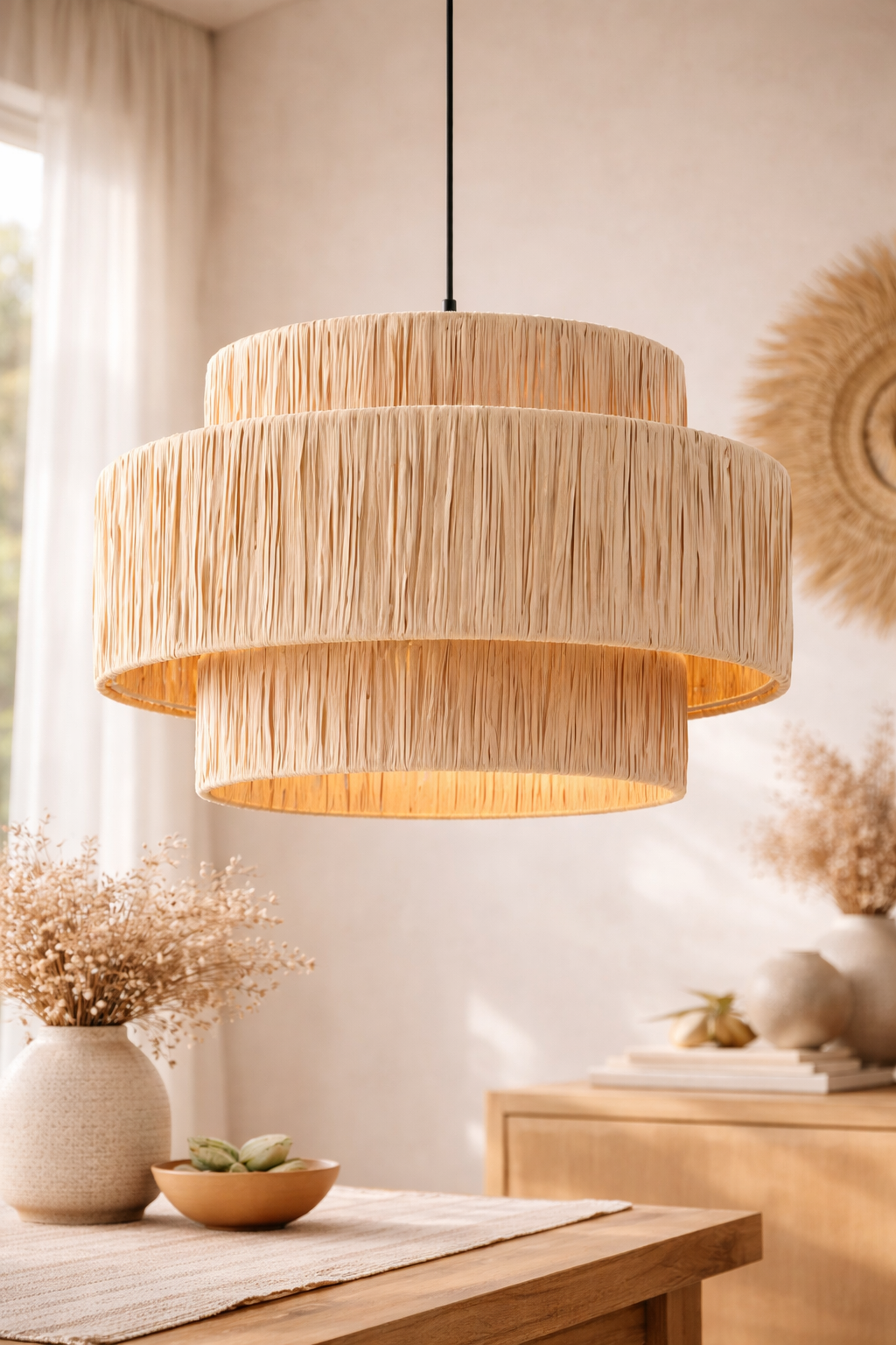 Suspension paille