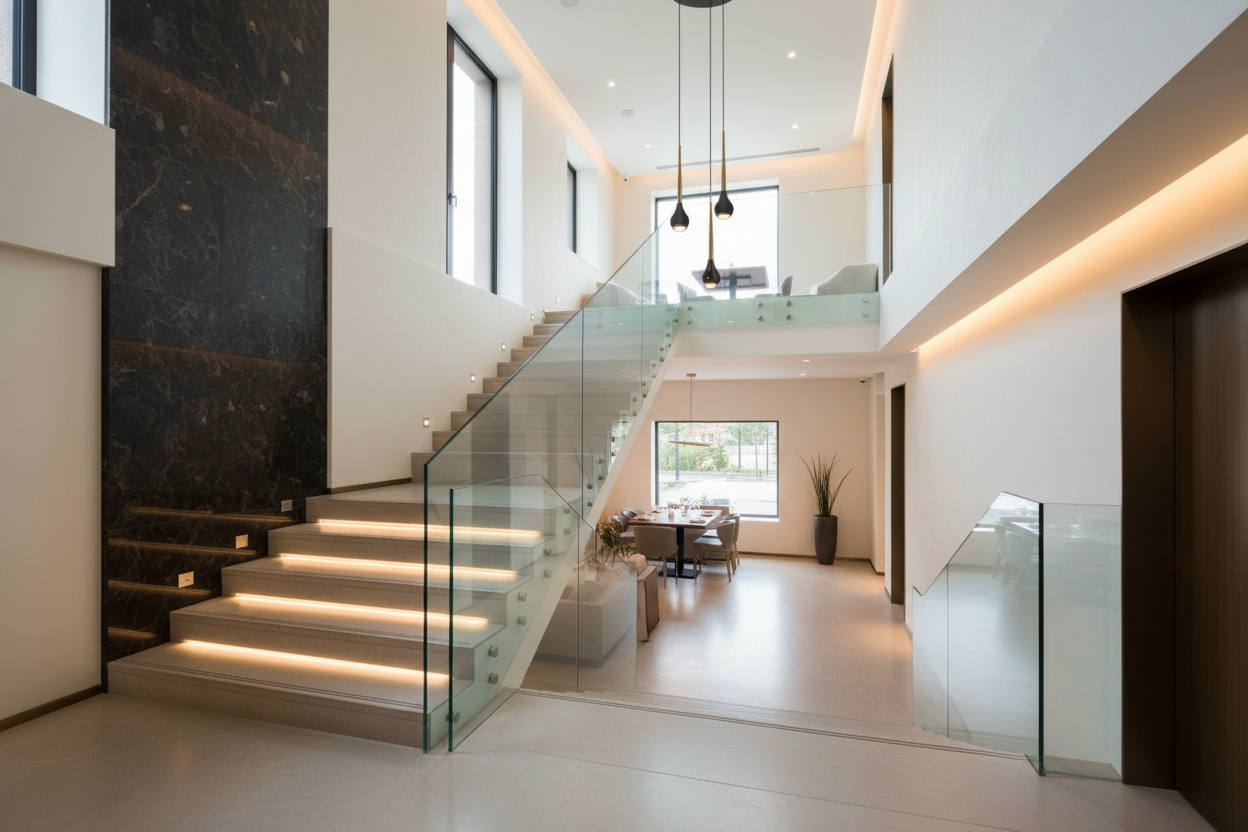 Suspension pour escalier