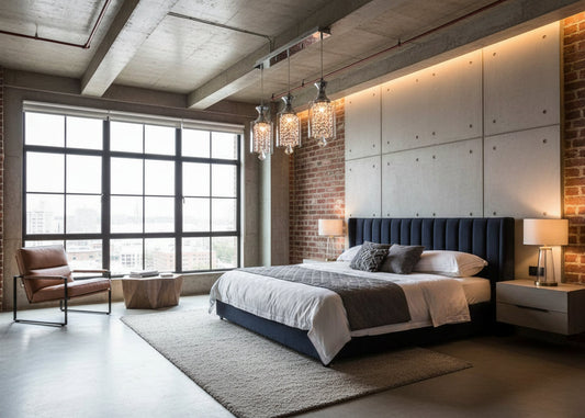 Suspension Cristal Industrielle | Luminaire Loft Moderne pour Chambre & Salon