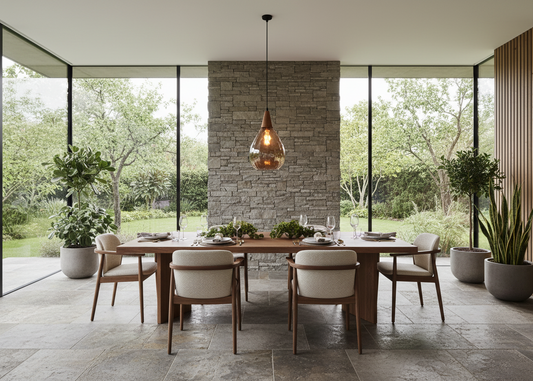 Suspension Verre Ambré Vintage – Luminaire Design Moderne pour Salle à Manger, Cuisine et Salon