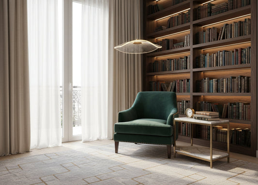 Suspension feuille de lotus