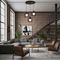 Suspension industrielle esprit loft