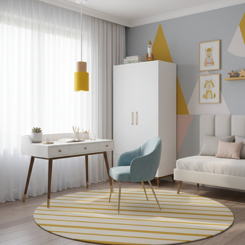Suspension jaune bureau