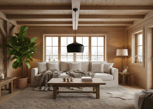 Suspension noir cocooning