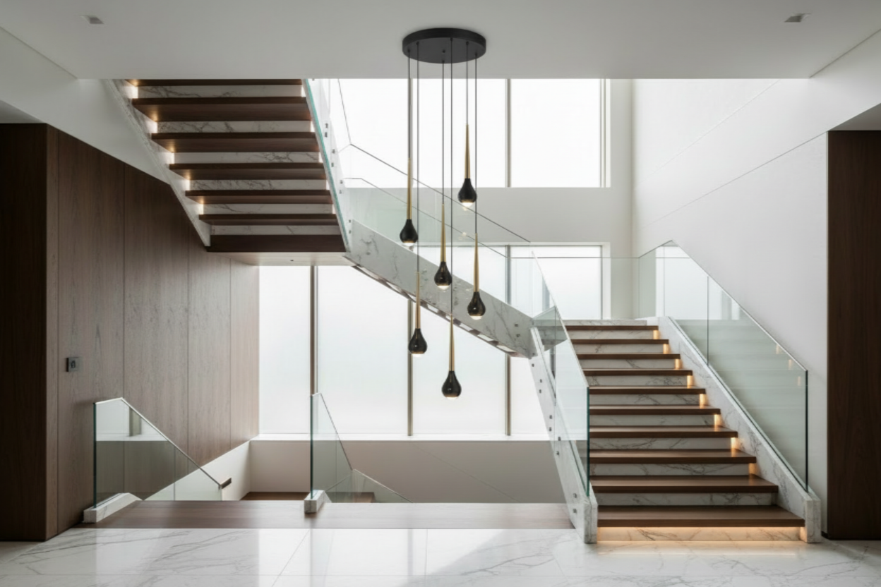 Suspension pour escalier
