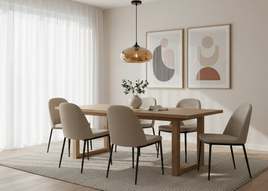 Suspension verre fumé