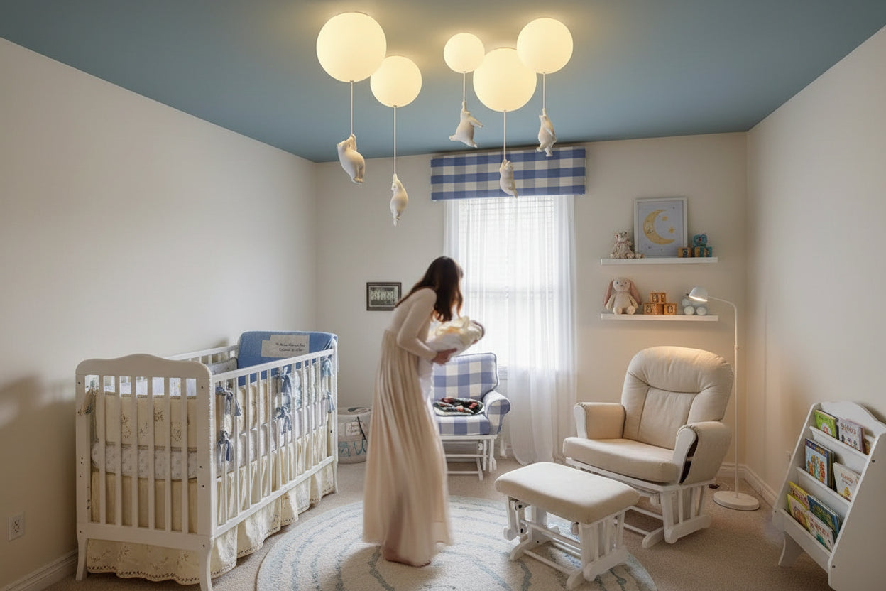 Suspension animaux chambre bebe