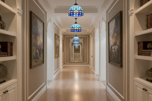 Suspension bleu nuit