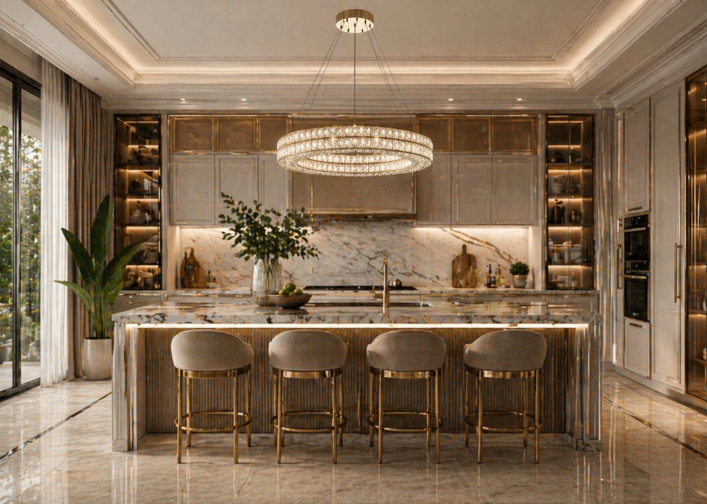 Suspension cristal
