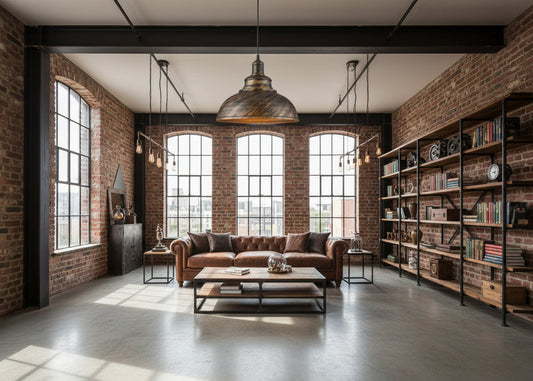 Suspension cuivre et noir