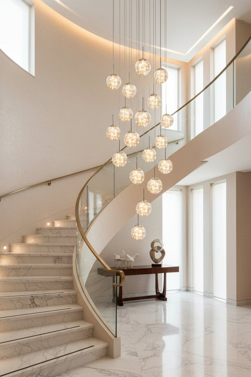 Suspension escalier
