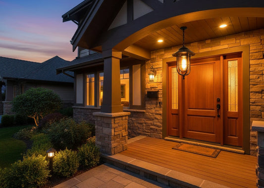 Suspension exterieur maison