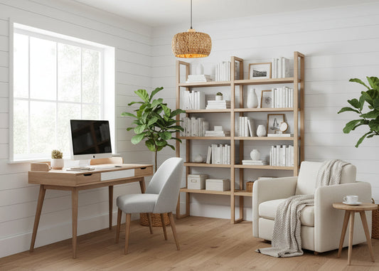 Suspension luminaire en rotin