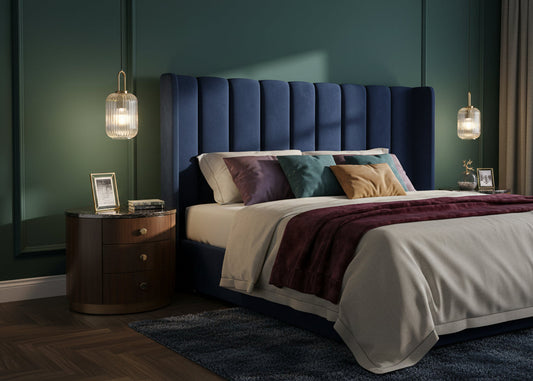 Suspension luminaire en verre transparent