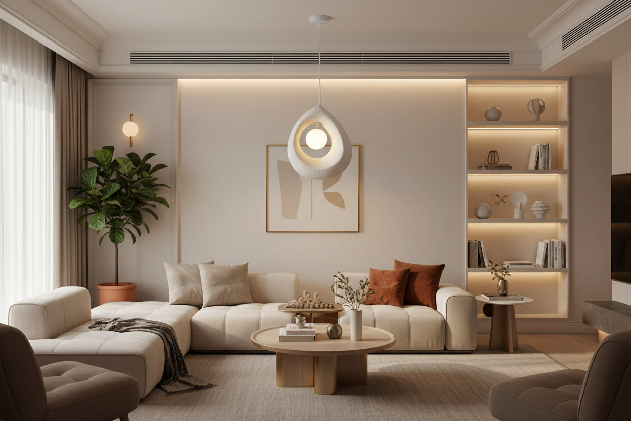 Suspension plafond salon