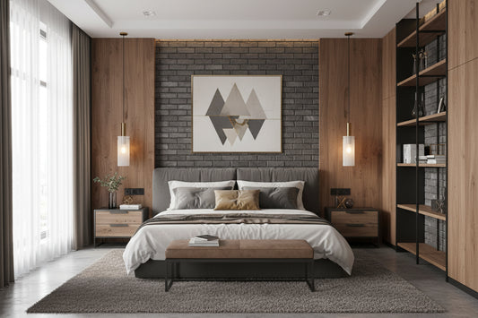 Suspension style industriel