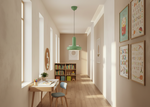 Suspension vert sauge - Vignette | Suspensionsparis