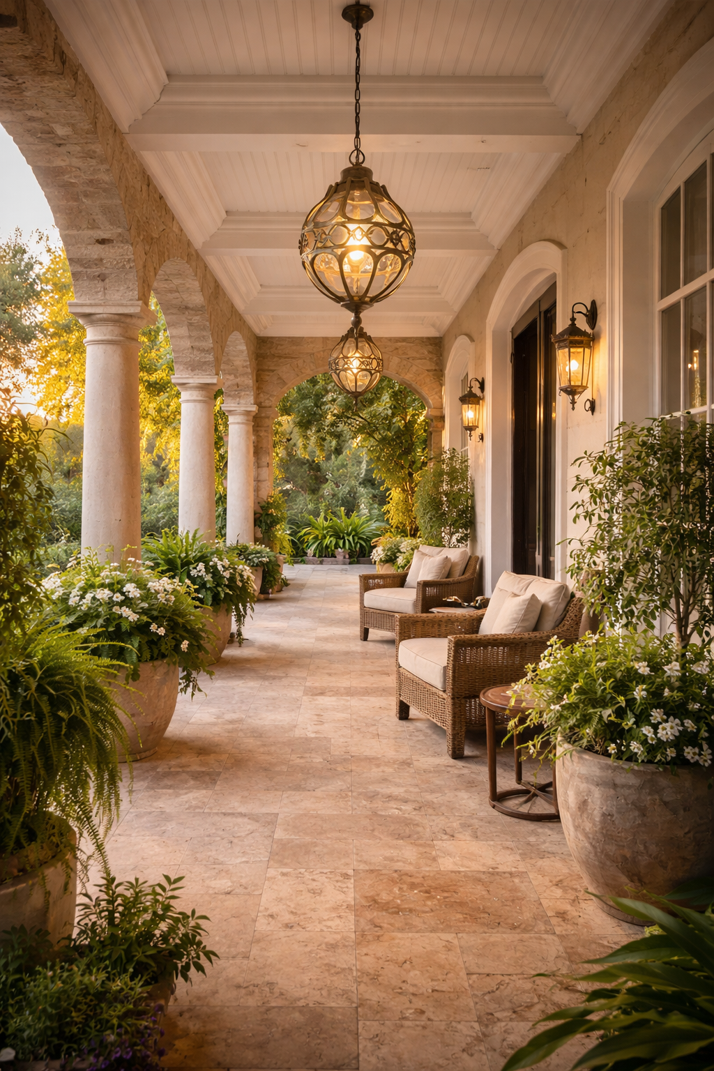 lustre exterieur pour terrasse
