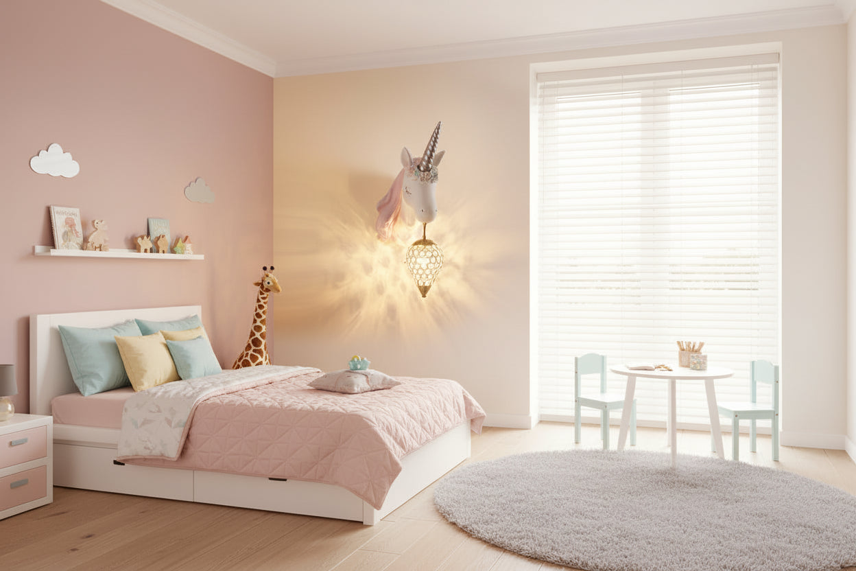 Suspension licorne chambre